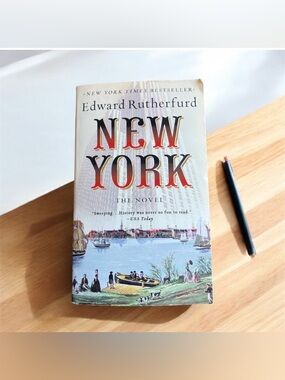 2/$25 New York The Novel Paperback Edward Ruterford Historical American History